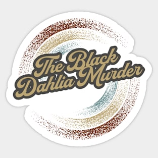 The Black Dahlia Murder Circular Fade Sticker